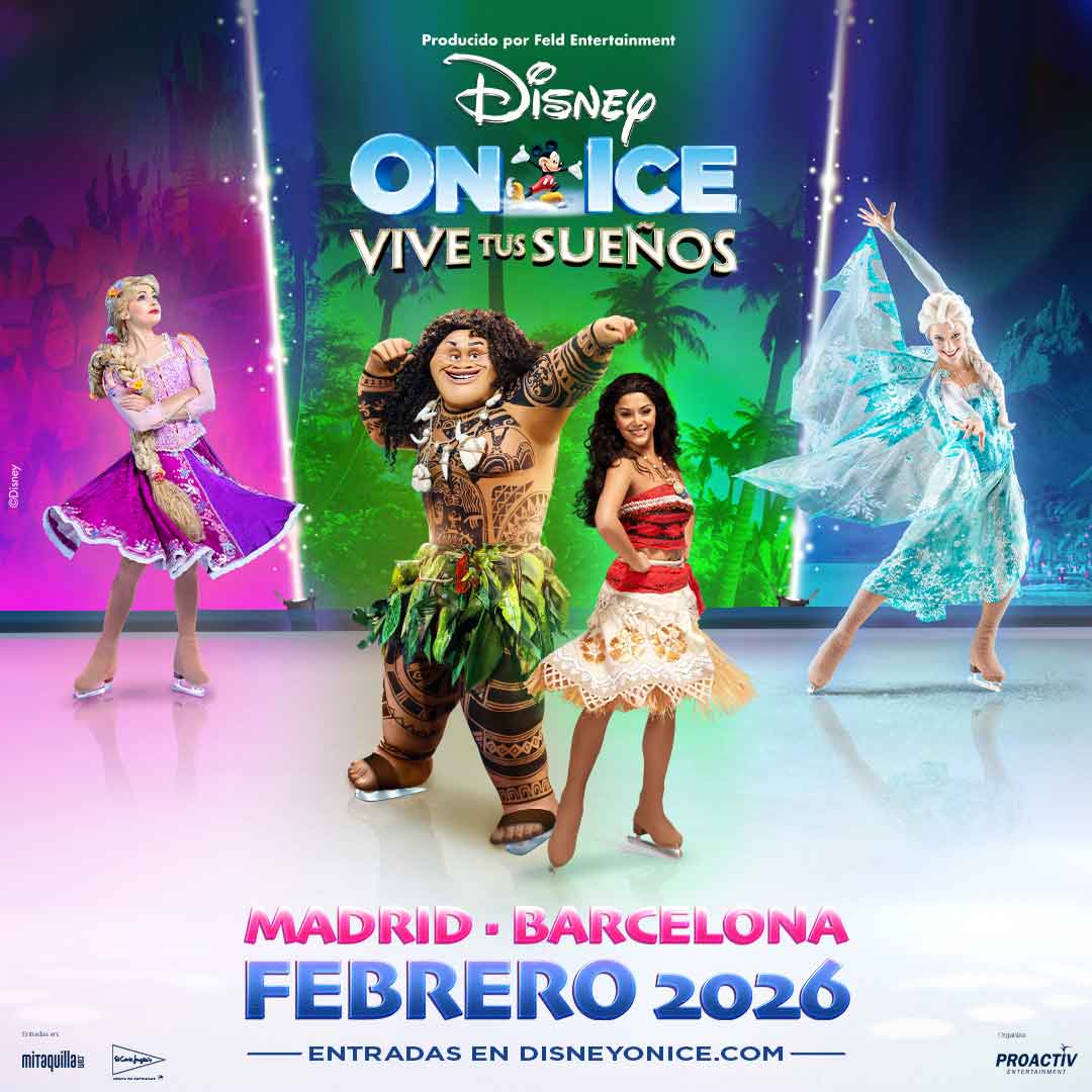 DISNEY ON ICE REGRESARÁ A ESPAÑA EN 2026!