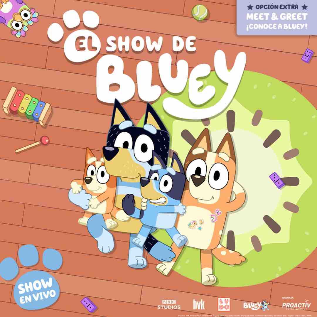 ¡EL SHOW DE BLUEY REGRESA A ESPAÑA CON SU DIVERTIDA GIRA!